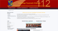 Desktop Screenshot of feuerwehr-erlensee.de